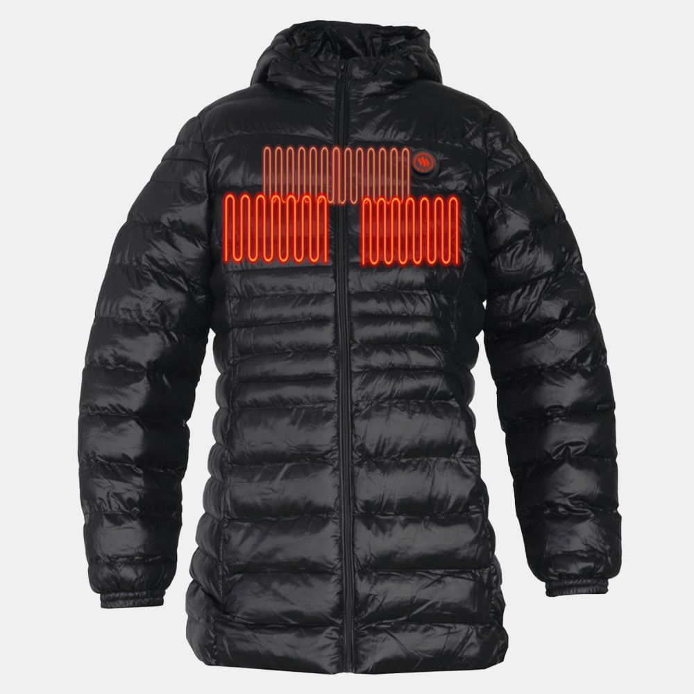 Glovii - Värmejacka Dam Svart - Nordiq Heat