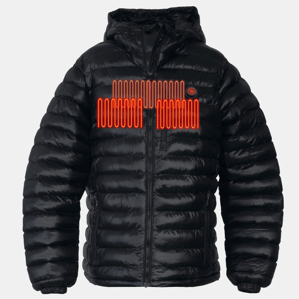 Glovii - Värmejacka Herr Svart - Nordiq Heat