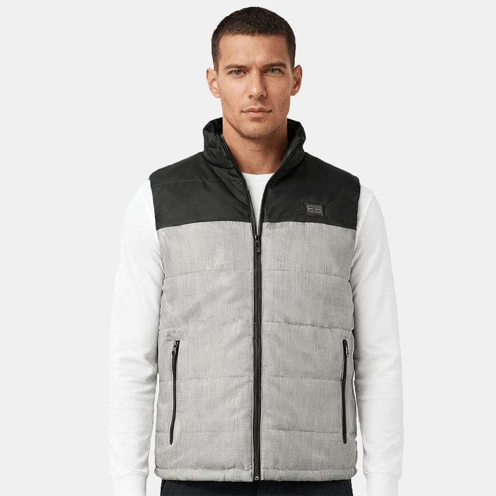 Savior Heat - Herr Värmeväst med 4 värmezoner och smart dubbelkontroll - Nordiq Heat