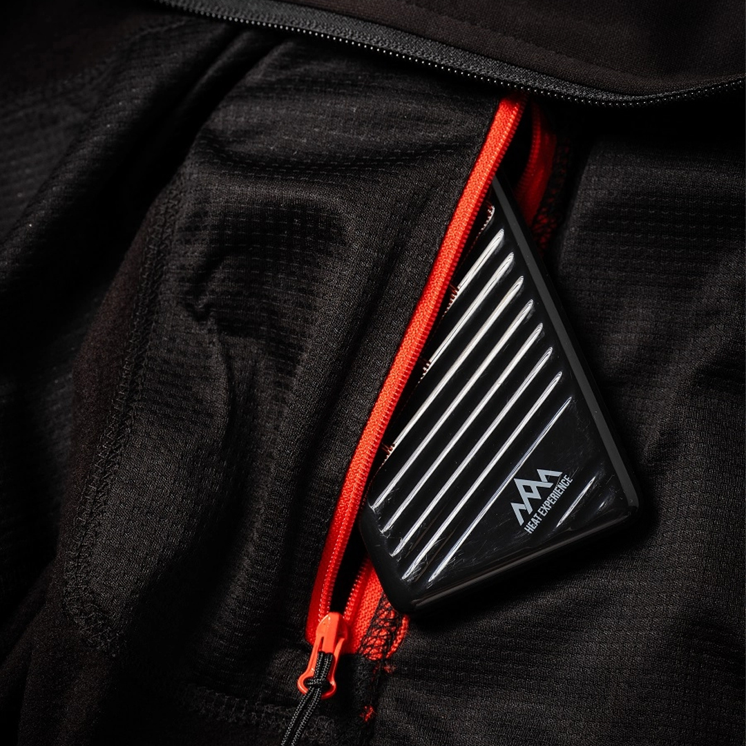 HeatX - Värmeväst Fleece Dam – Svart