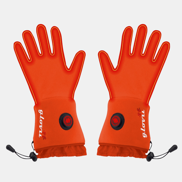 Glovii - Tunna värmehandskar Universal orange
