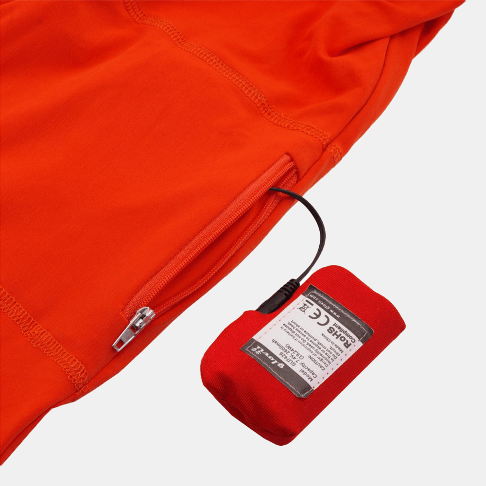 Glovii - Värmeunderställströja Orange - Röd - Nordiq Heat