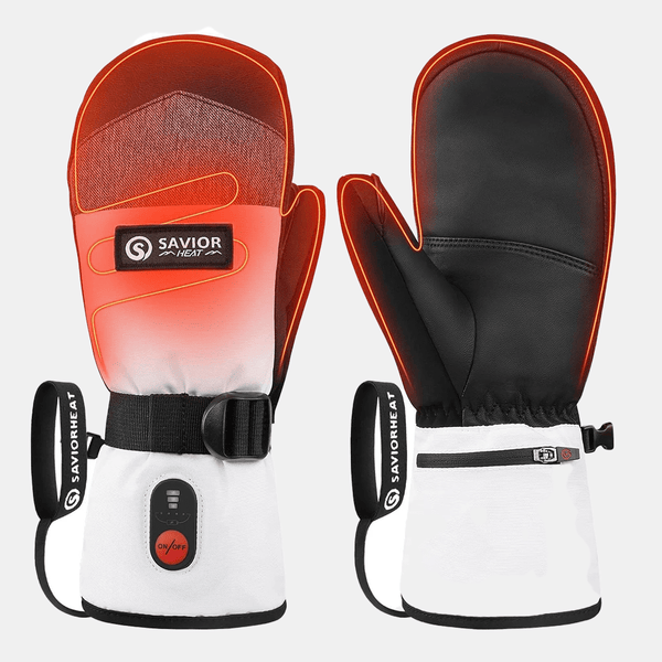 Savior Heat - Skidvantar i Vattentätt Skinn med Bluetooth